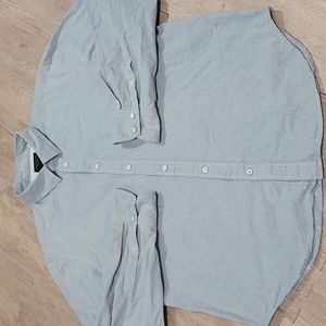 rag & bone fit 3 Light Gray Casual Button Down Shirt